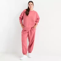 Xersion Womens Super Soft Fleece Jogger Plus