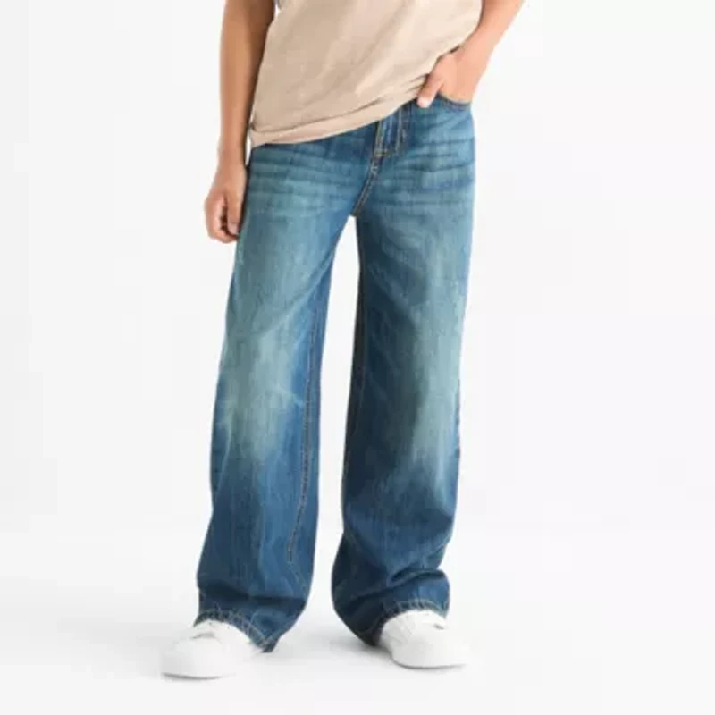 Thereabouts Little & Big Kid Boys Adjustable Waist Baggy Fit Jean