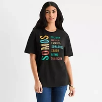 Hope & Wonder Hispanic Heritage Month Unisex Adult Crew Neck Short Sleeve Regular Fit Graphic T-Shirt