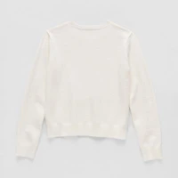 Thereabouts Little & Big Kid Girls Crew Neck Long Sleeve Pullover Sweater