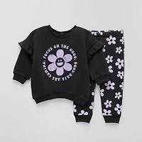 Grayson Little Baby Girls 2-pc. Pant Set