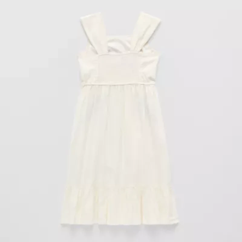 Hope & Wonder Girls Short Sleeve Floral Fit + Flare Dress