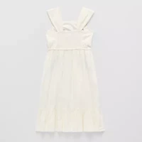Hope & Wonder Girls Short Sleeve Floral Fit + Flare Dress