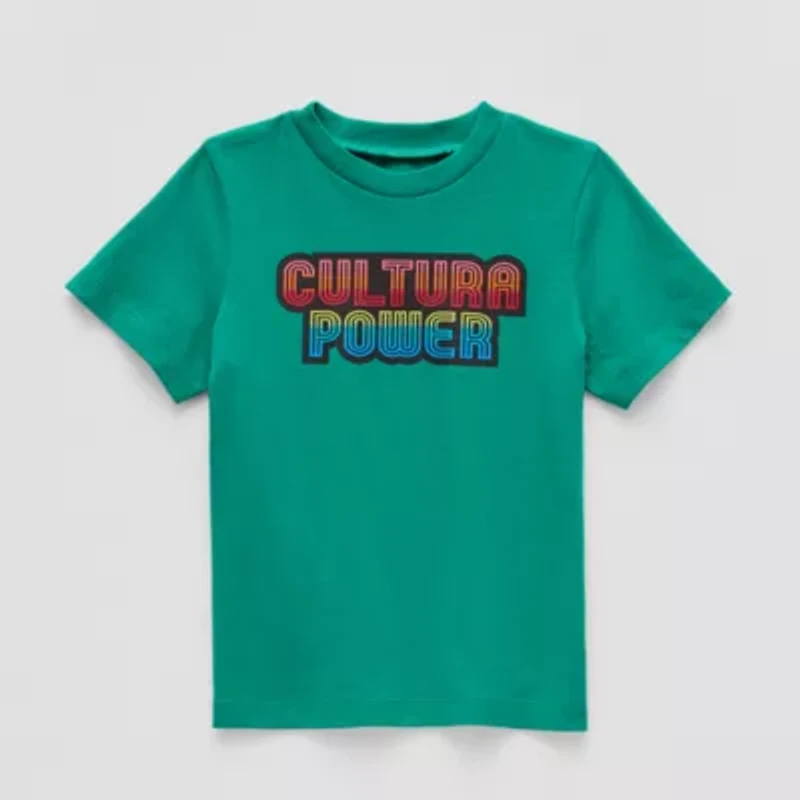 Hope & Wonder Little Big Kid Unisex Crew Neck Short Sleeve Regular Fit Graphic T-Shirt
