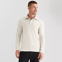 Stylus Mens Regular Fit Long Sleeve Polo Shirt
