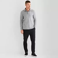 Stylus Mens Regular Fit Long Sleeve Polo Shirt