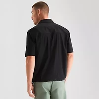 Stylus Mens Short Sleeve Regular Fit Button-Down Shirt