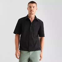 Stylus Mens Short Sleeve Regular Fit Button-Down Shirt