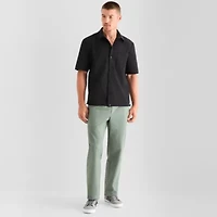 Stylus Mens Short Sleeve Regular Fit Button-Down Shirt