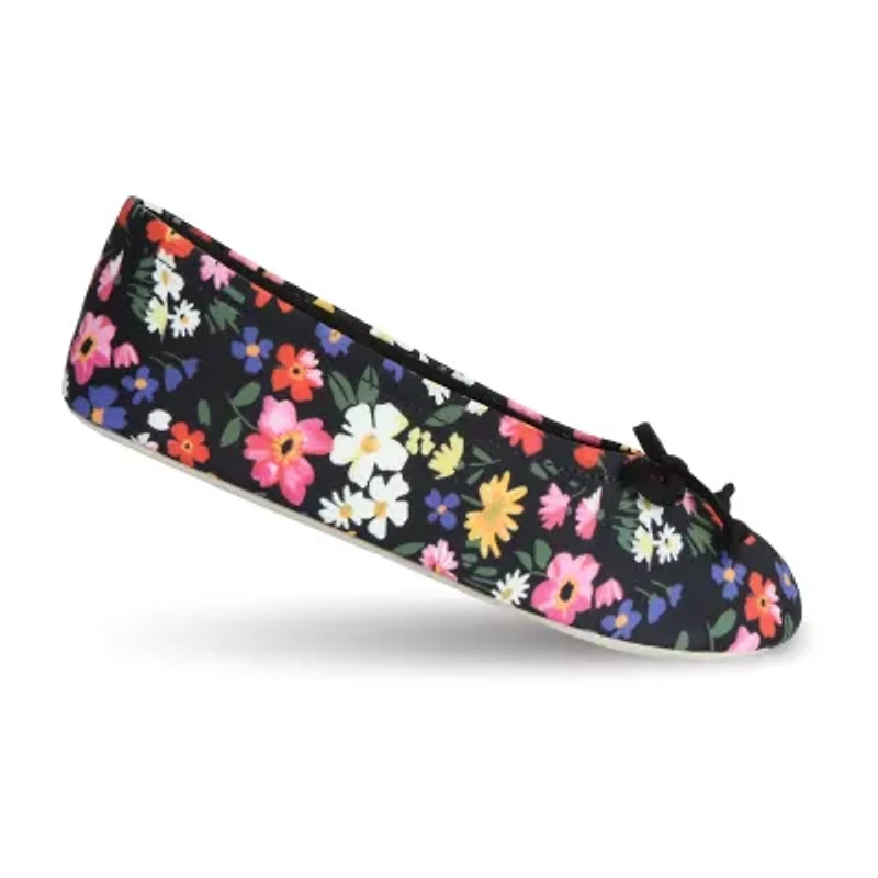 Isotoner Spandex Womens Ballerina Slippers