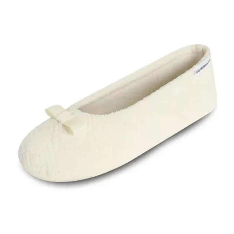 Isotoner Gemma Womens Ballerina Slippers