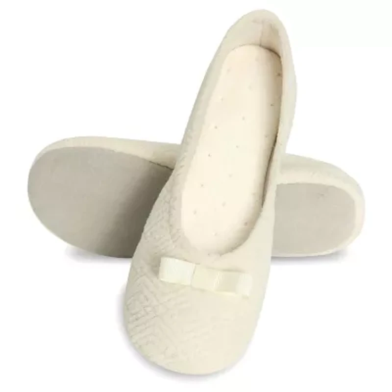 Isotoner Gemma Womens Ballerina Slippers