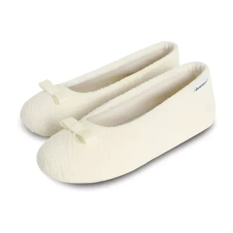Isotoner Gemma Womens Ballerina Slippers