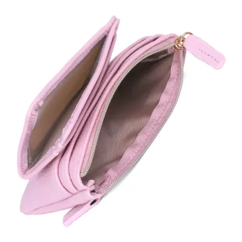 Julia Buxton Large Id Coin Case Womens Rfid Blocking Wallet
