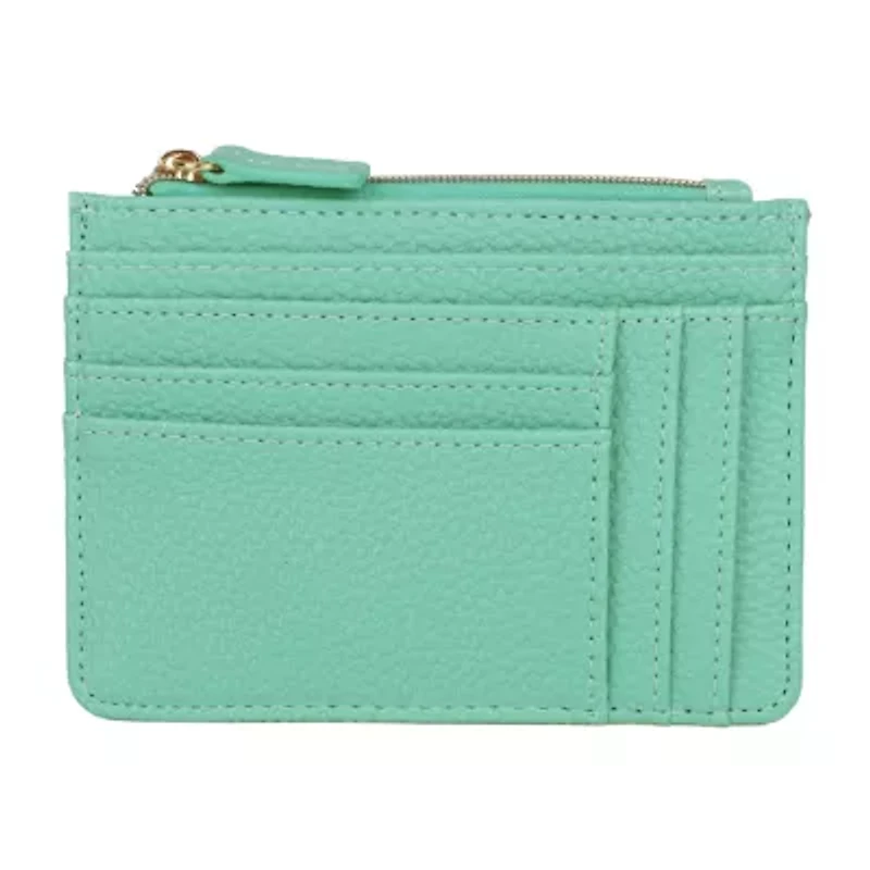 Julia Buxton Slot Coin Pouch Womens Rfid Blocking Wallet