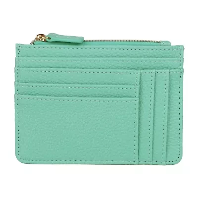 Julia Buxton Slot Coin Pouch Womens Rfid Blocking Wallet