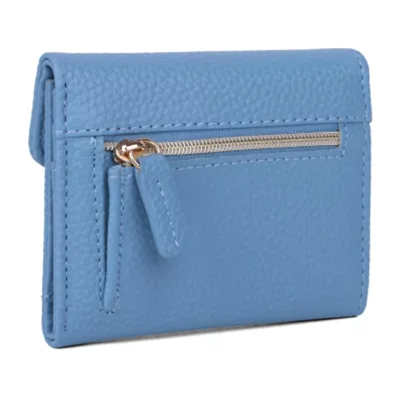 Julia Buxton Mini Trifold Womens Rfid Blocking Wallet