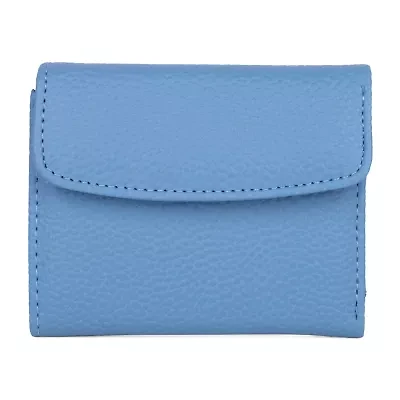 Julia Buxton Mini Trifold Womens Rfid Blocking Wallet
