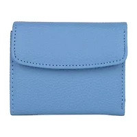 Julia Buxton Mini Trifold Womens Rfid Blocking Wallet