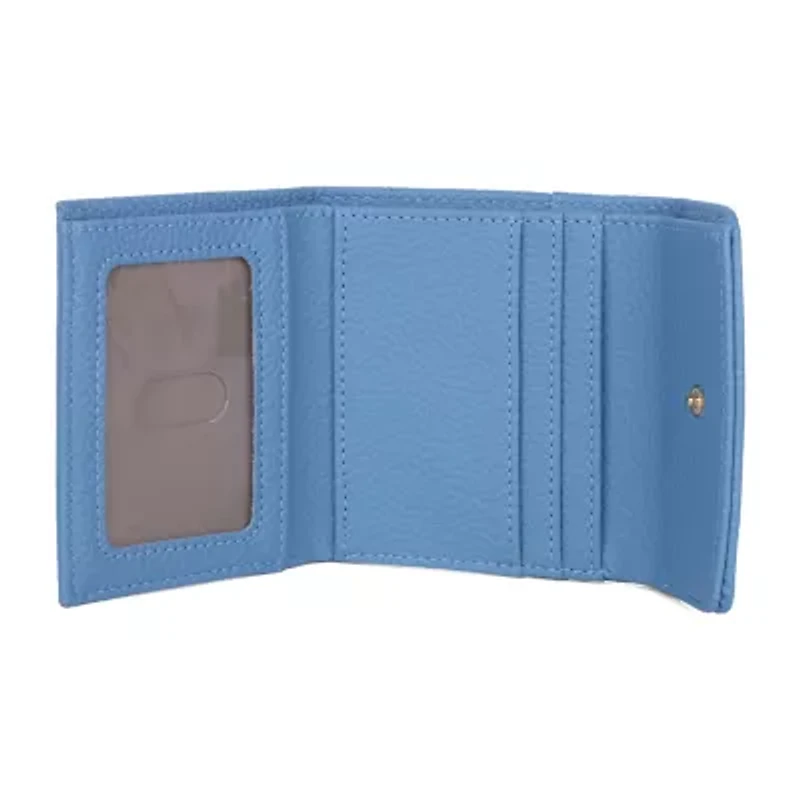 Julia Buxton Mini Trifold Womens Rfid Blocking Wallet