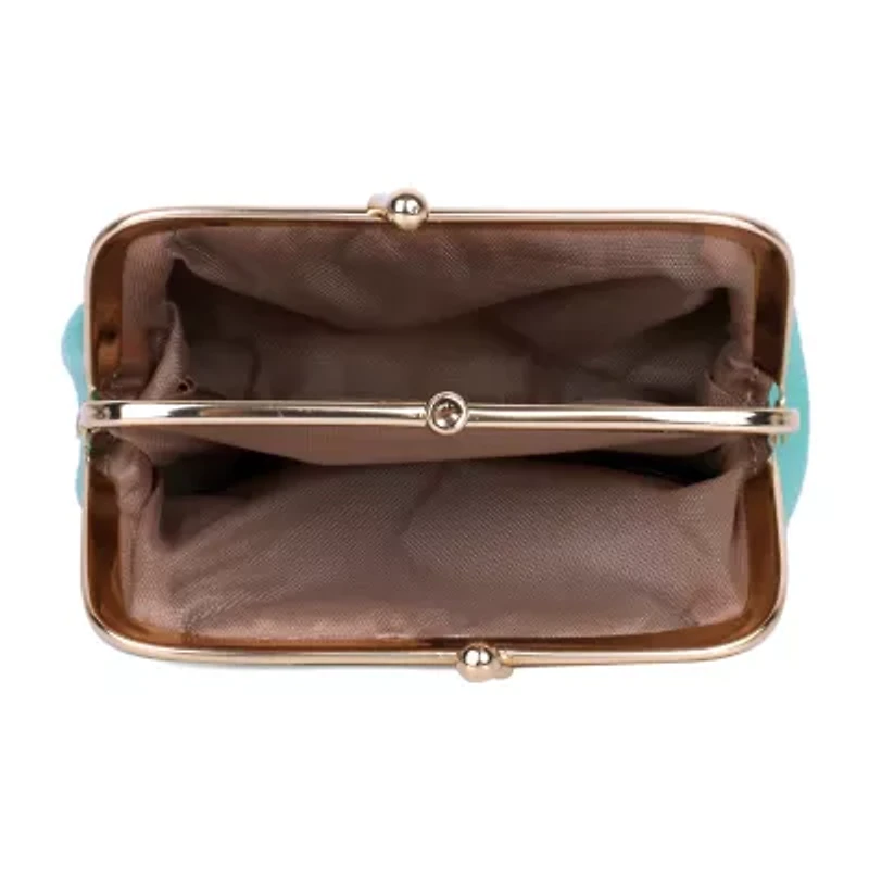 Julia Buxton Triple Frame Womens Rfid Blocking Wallet