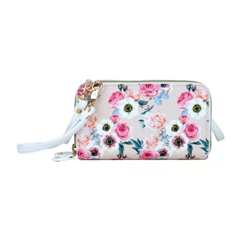 Julia Buxton Ultimate Organizer Womens Rfid Blocking Wristlet Wallet