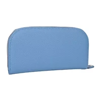 Julia Buxton Dome Zip Around Womens Rfid Blocking Wallet