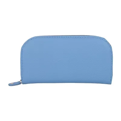 Julia Buxton Dome Zip Around Womens Rfid Blocking Wallet