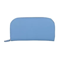 Julia Buxton Dome Zip Around Womens Rfid Blocking Wallet
