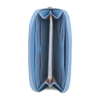 Julia Buxton Dome Zip Around Womens Rfid Blocking Wallet