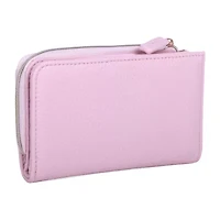 Julia Buxton L Zip Snap Wallet Womens Rfid Blocking Around