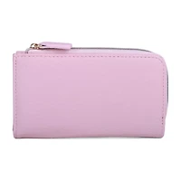 Julia Buxton L Zip Snap Wallet Womens Rfid Blocking Around