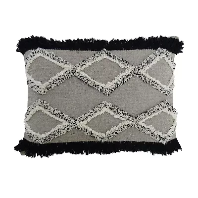Vibhsa Tuffted Rectangular Throw Pillow