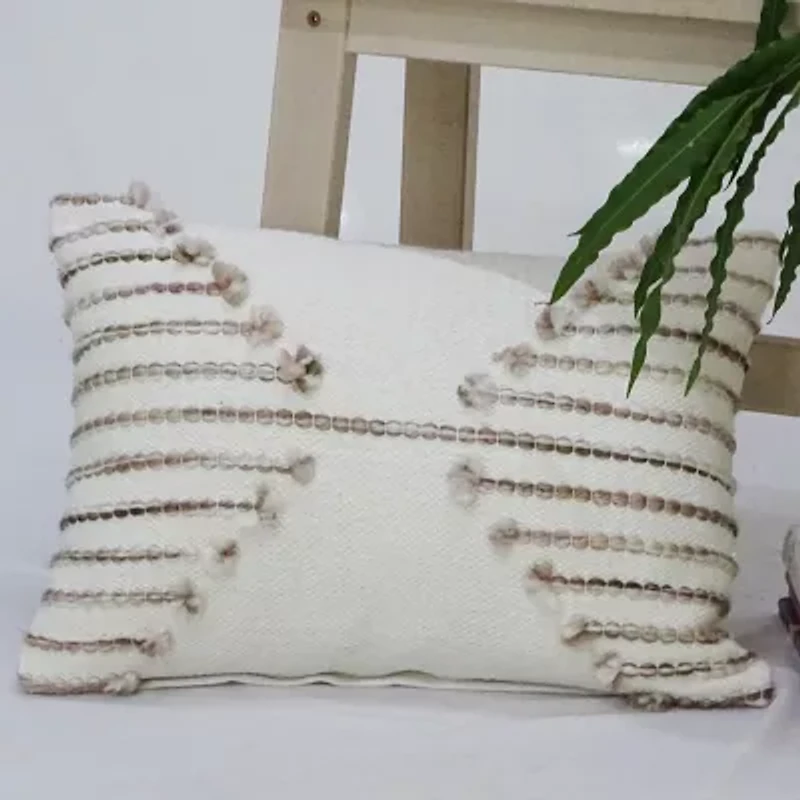 Vibhsa Embroidered Rectangular Throw Pillow