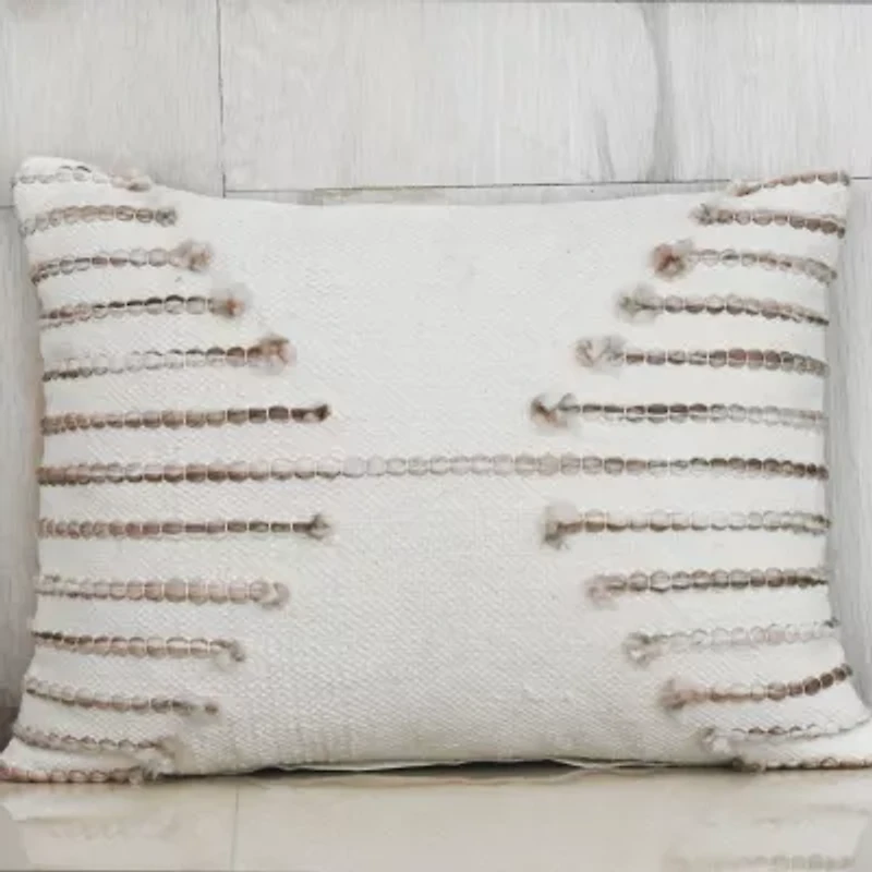 Vibhsa Embroidered Rectangular Throw Pillow