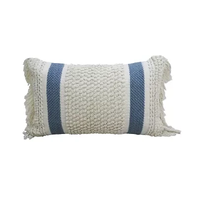 Vibhsa Loop Texture Rectangular Throw Pillow