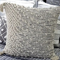 Vibhsa Woven Square Throw Pillow
