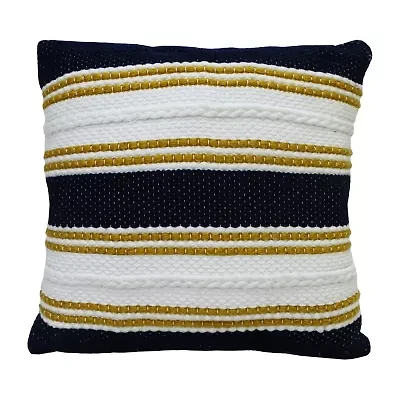 Vibhsa Braid Square Throw Pillow