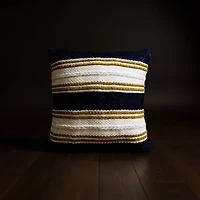 Vibhsa Braid Square Throw Pillow