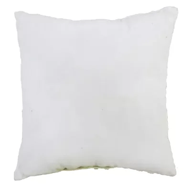 Vibhsa Out White Square Throw Pillow