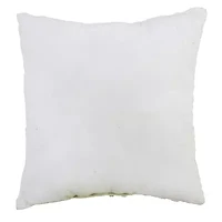 Vibhsa Out White Square Throw Pillow