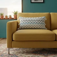 Vibhsa Chevron Braid Rectangular Throw Pillow