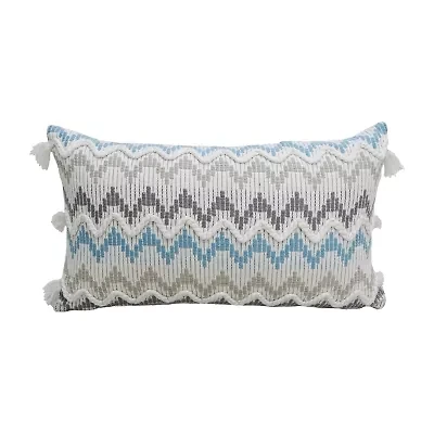Vibhsa Chevron Braid Rectangular Throw Pillow