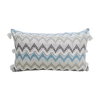 Vibhsa Chevron Braid Rectangular Throw Pillow