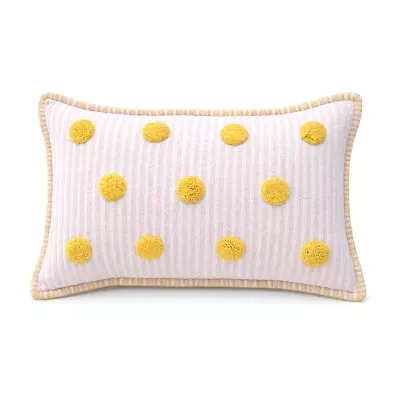 Vibhsa Polka Fun Rectangular Throw Pillow
