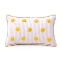 Vibhsa Polka Fun Rectangular Throw Pillow