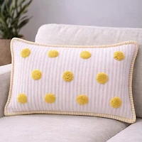 Vibhsa Polka Fun Rectangular Throw Pillow