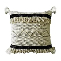 Vibhsa Stripes Square Throw Pillow