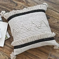 Vibhsa Stripes Square Throw Pillow