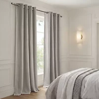 Madison Park Mira Grommet Top 100% Blackout Set of 2 Curtain Panel